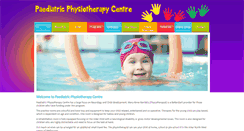 Desktop Screenshot of paediatricphysiotherapycentre.com